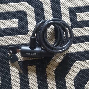 Bike lock with key